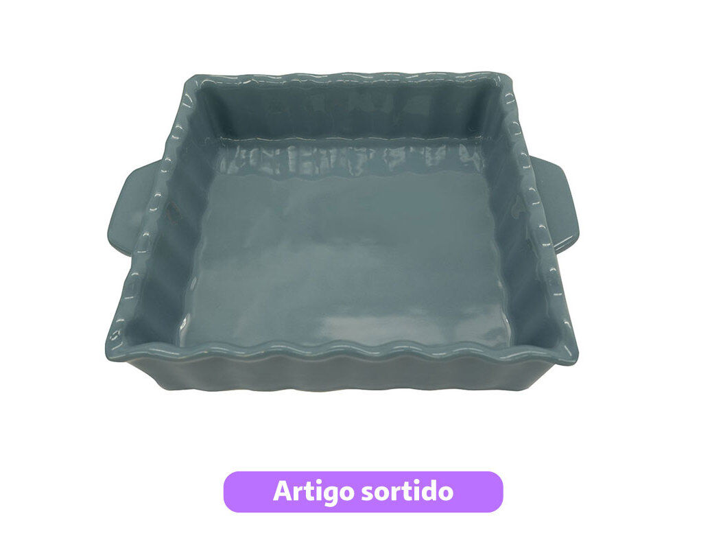 FORMA QUADRADA ACTUEL CER&Acirc;MICA 23X23CM CORES SORTIDAS