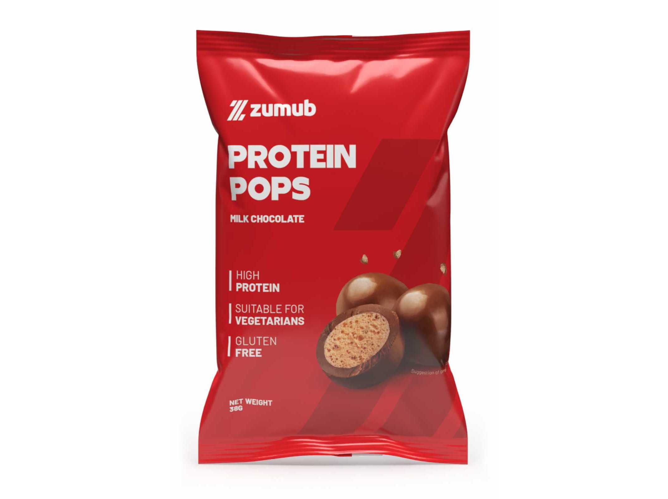 PROTEIN POPS ZUMUB CHOCOLATE DE LEITE 38G