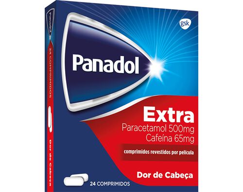 COMPRIMIDOS PANADOL EXTRA 500MG+65MG 24UN image number 0