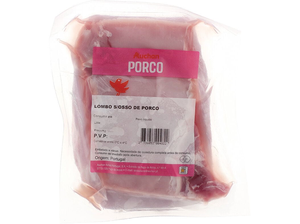 LOMBO DE PORCO SEM OSSO VACUO AUCHAN KG image number 0