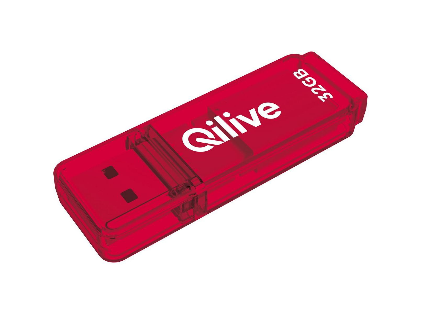 PEN USB QILIVE 32GB 3.0 VERMELHA image number 1