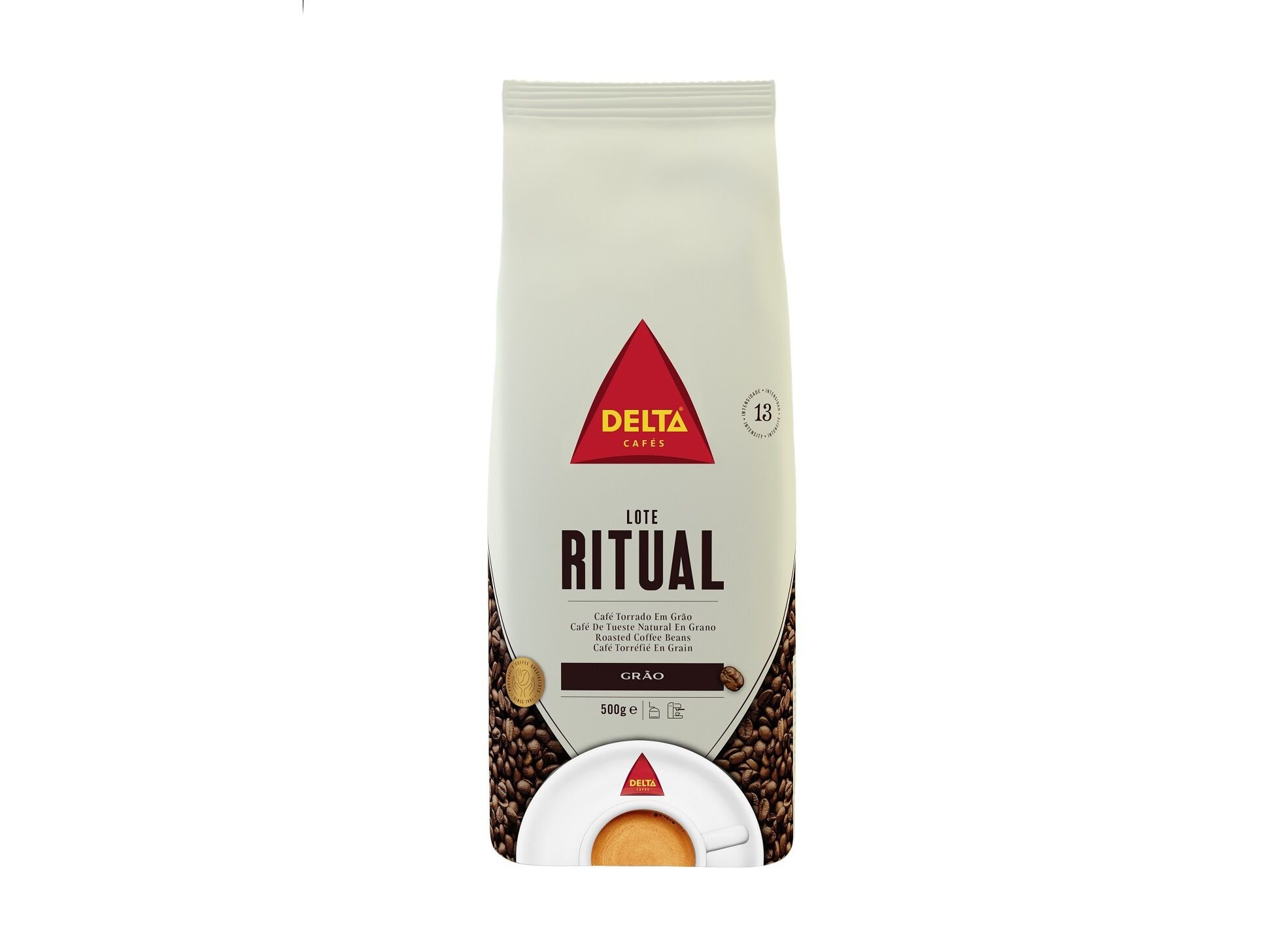 CAF&Eacute; EM GR&Atilde;O NORMAL DELTA RITUAL 500 G