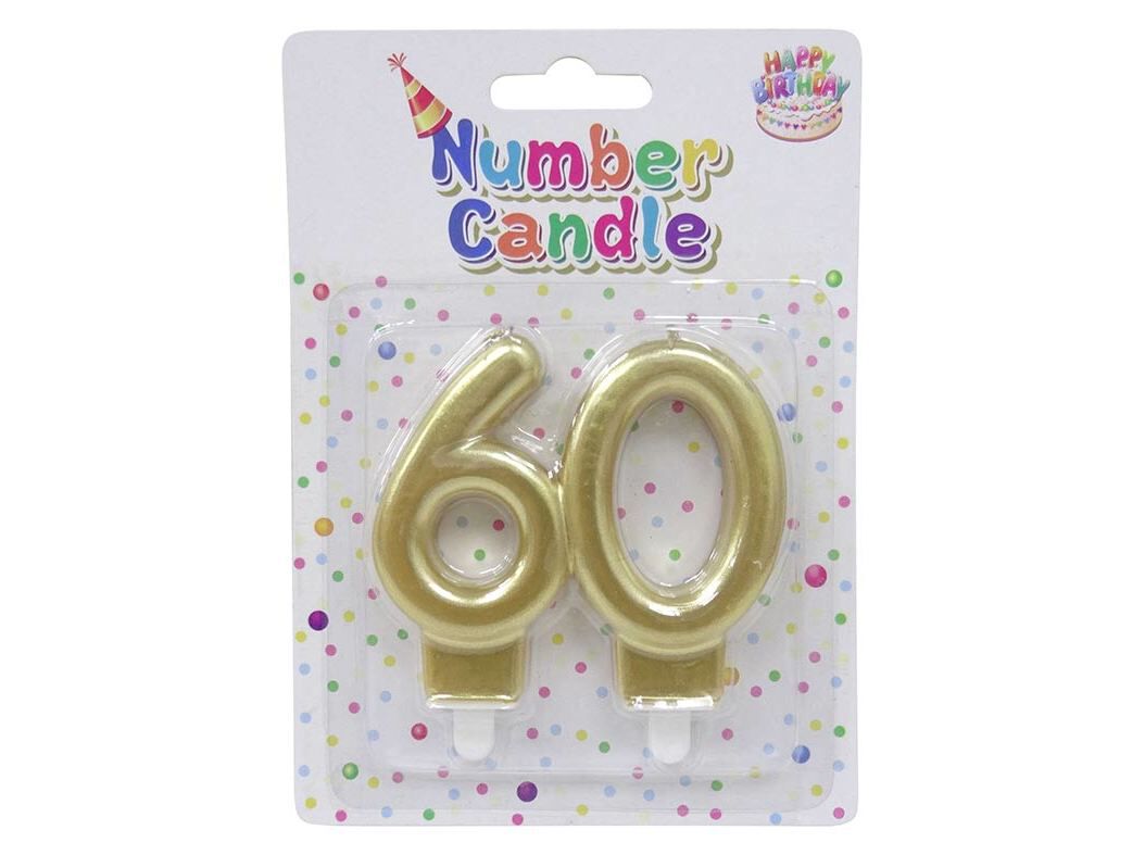 VELA ANIVERS&Aacute;RIO N&ordm; 60 ACTUEL DOURADO image number 0