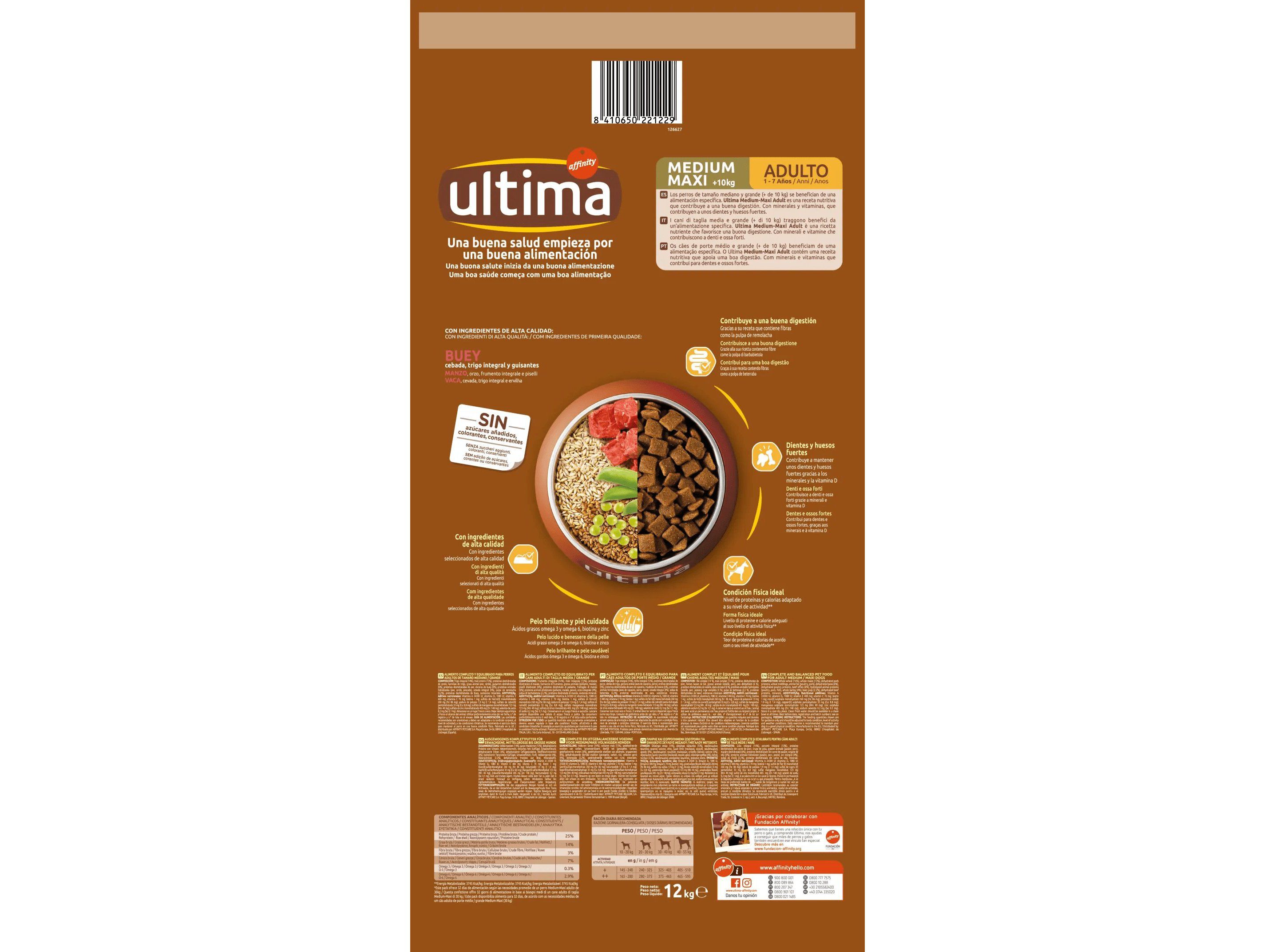 RA&Ccedil;&Atilde;O PARA C&Atilde;O ULTIMA COM VACA 12KG image number 1