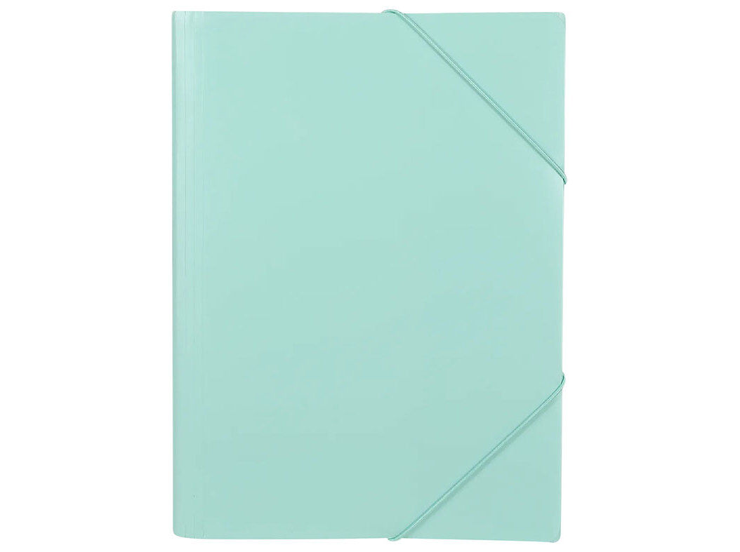 CAPA EM PL&Aacute;STICO A4 AUCHAN VERDE "YOUR LIFE"