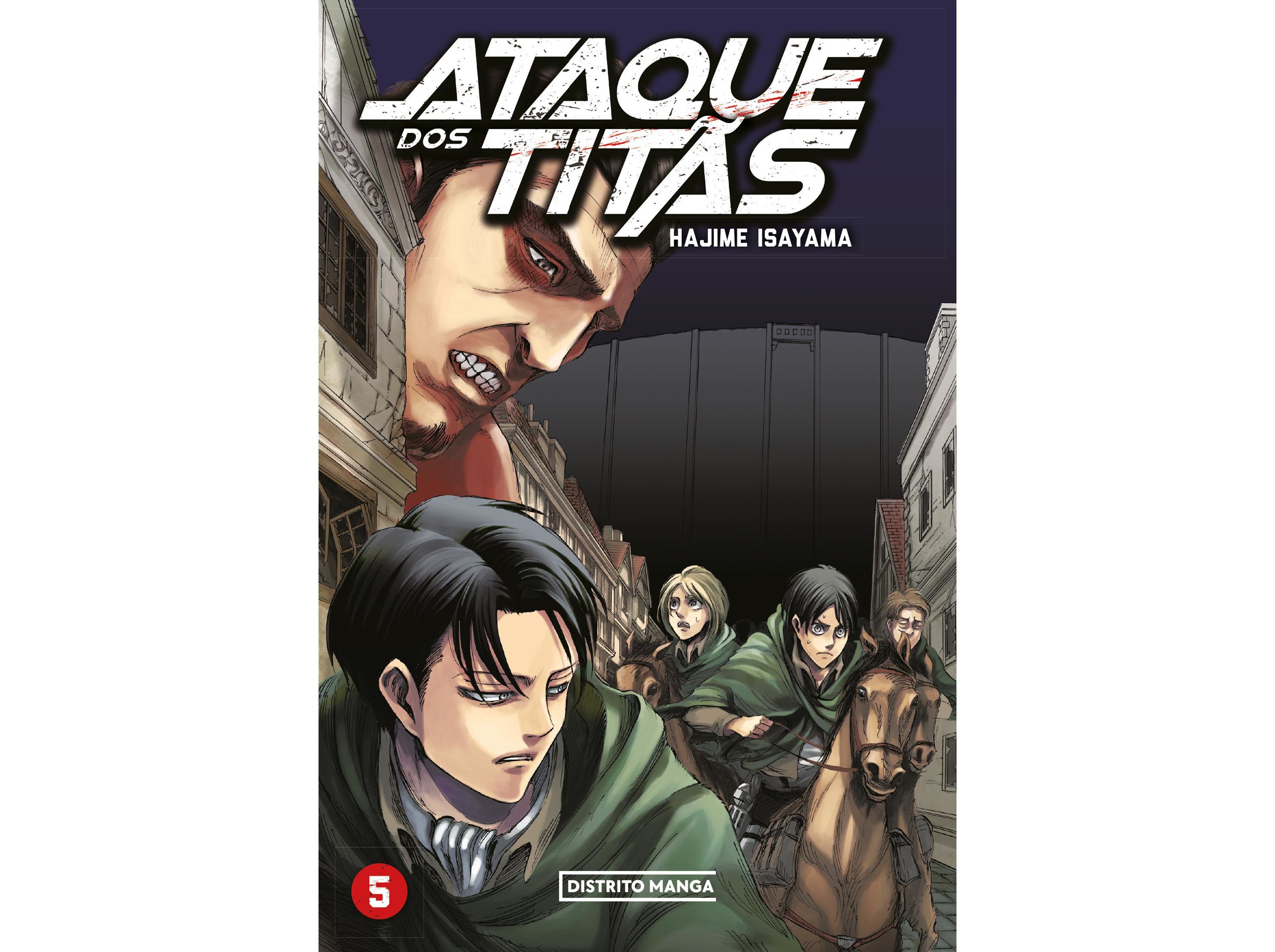 LIVRO ATAQUE DOS TIT&Atilde;S - LIVRO 5 HAJIME ISAYAMA image number 0