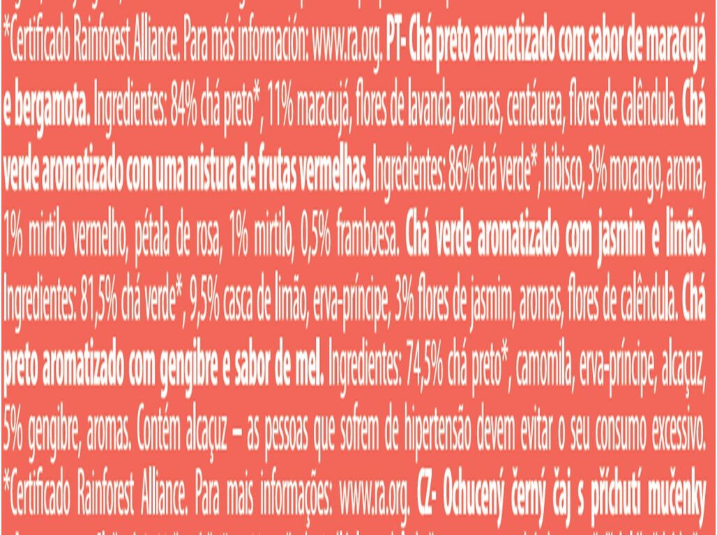 CH&Aacute;S BECKY'S CAIXA COM 4 SABORES 12 UN image number 3