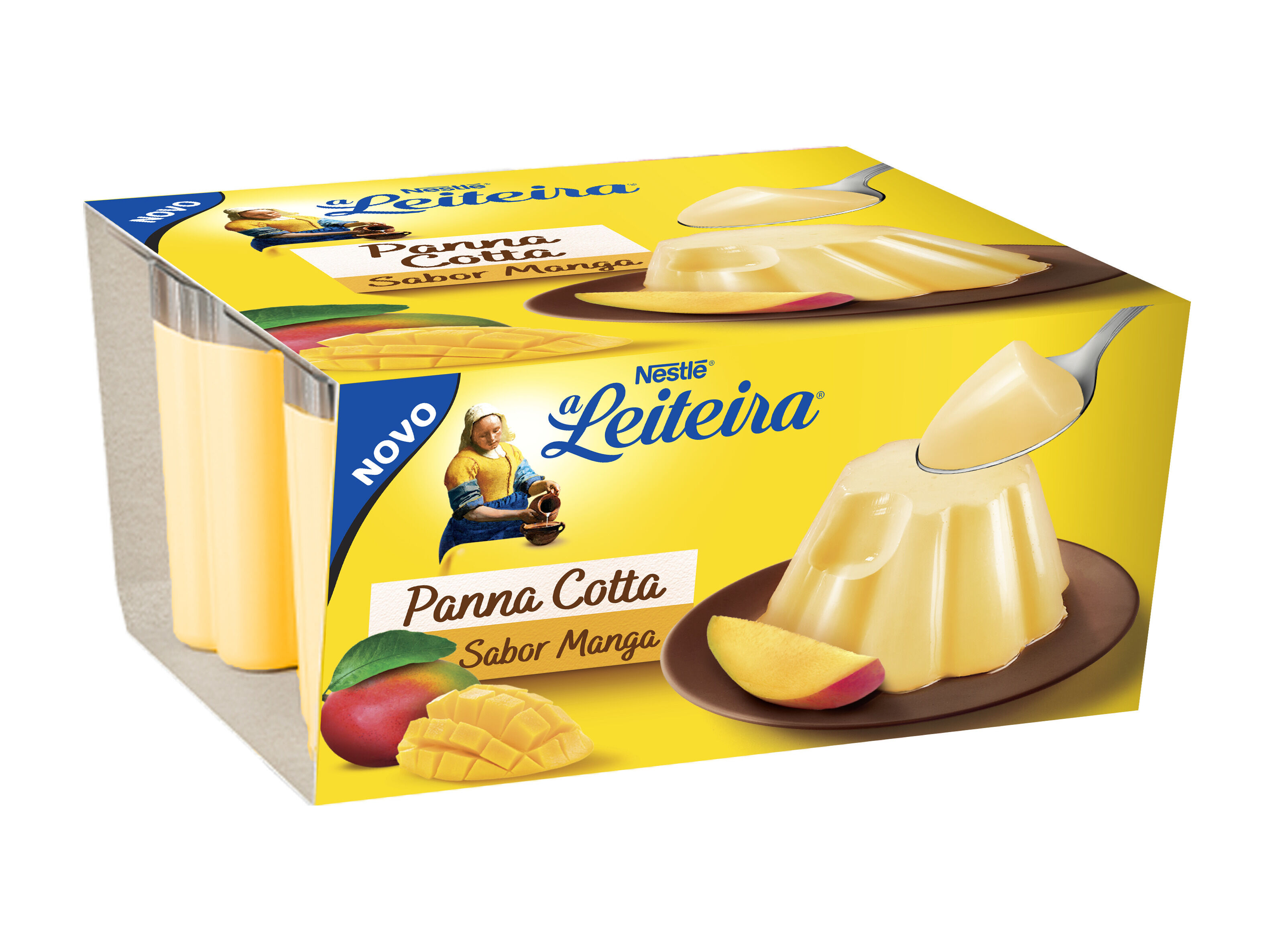 SOBREMESA A LEITEIRA PANACOTTA MANGA 4X100G image number 1
