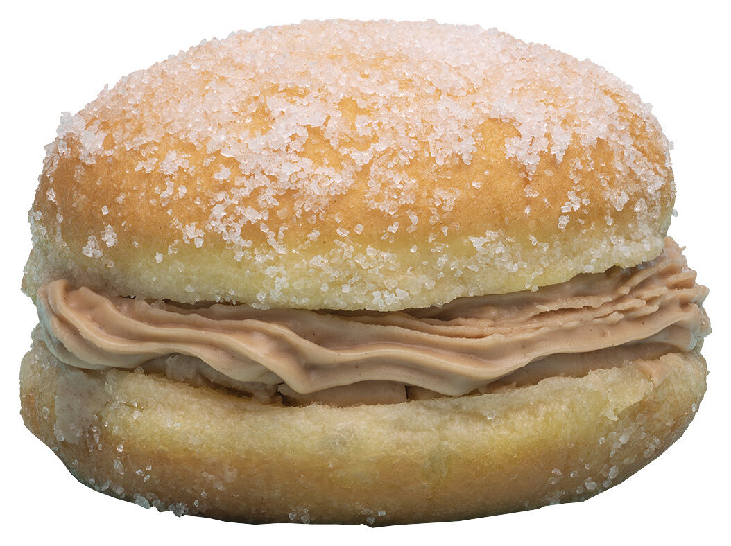 BOLA DE BERLIM CHOCOLATE BRANCO E AVEL&Atilde; UN image number 0