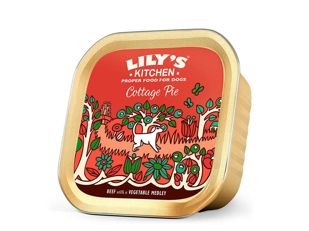 COMIDA H&Uacute;MIDA PARA C&Atilde;O LILY'S KITCHEN VACA 150G image number 1