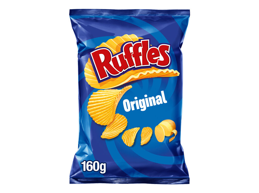 BATATA FRITA RUFFLES ONDULADA SAL 160G