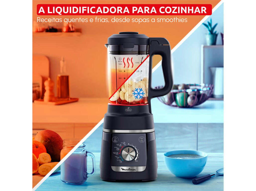 LIQUIDIFICADORA MOULINEX LM5768F0 BLENDFORCE COOK 1000 W 1.5 L image number 2