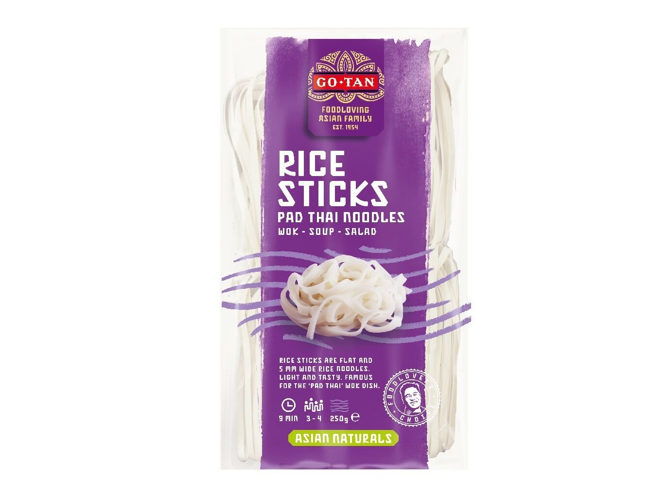 NOODLES GOTAN ARROZ PAD THAI 250G image number 0