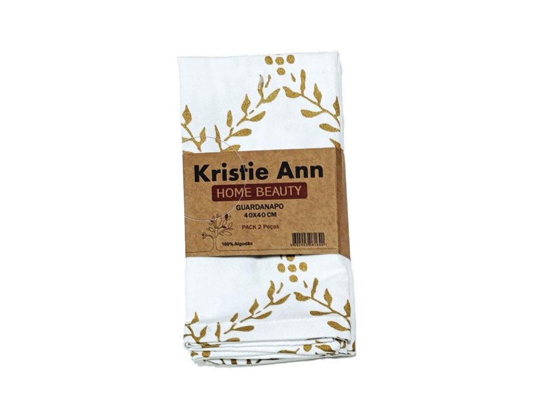 GUARDANAPO LAS VEGAS DOURADO PACK 2