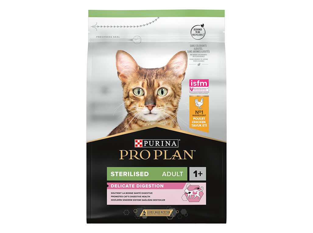RA&Ccedil;&Atilde;O PARA GATO PRO PLAN ESTERILIZADO FRANGO 3KG