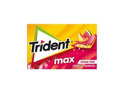 Pastilhas Trident Elásticas Max Slab Pêssego Melancia 23 g
