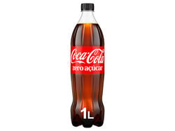 REFRIGERANTE COM GÁS COCA-COLA ZERO AÇÚCAR 1L (SDR)