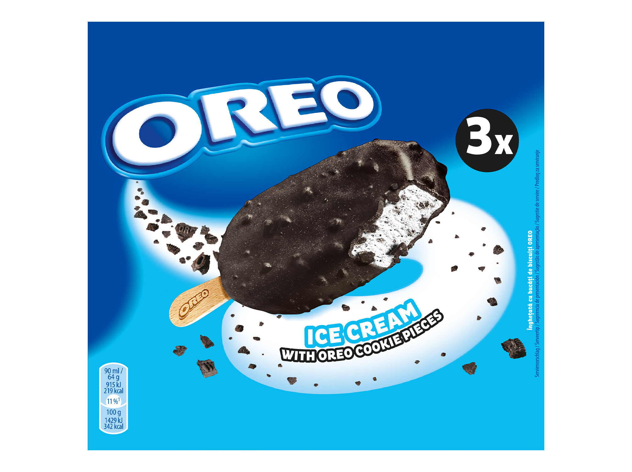 GELADO OREO BOMBOM 3X90ML