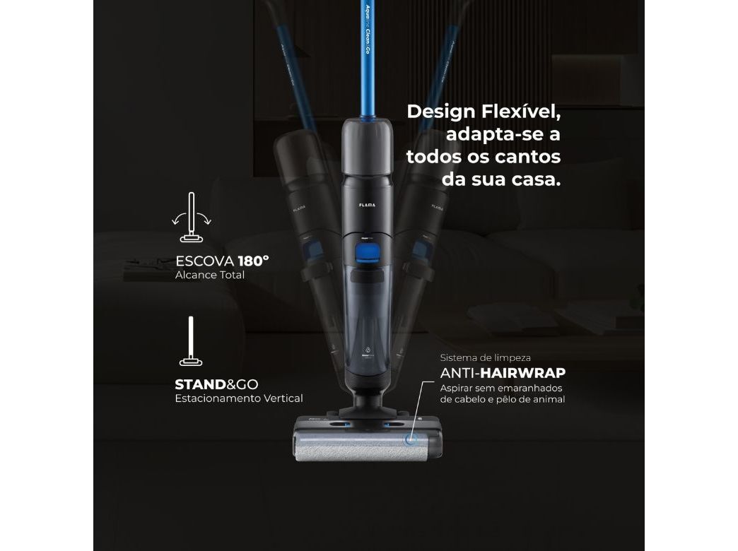 ASPIRADOR VERTICAL &Aacute;GUA FLAMA 1691FL AQUALINE CLEAN & GO image number 5