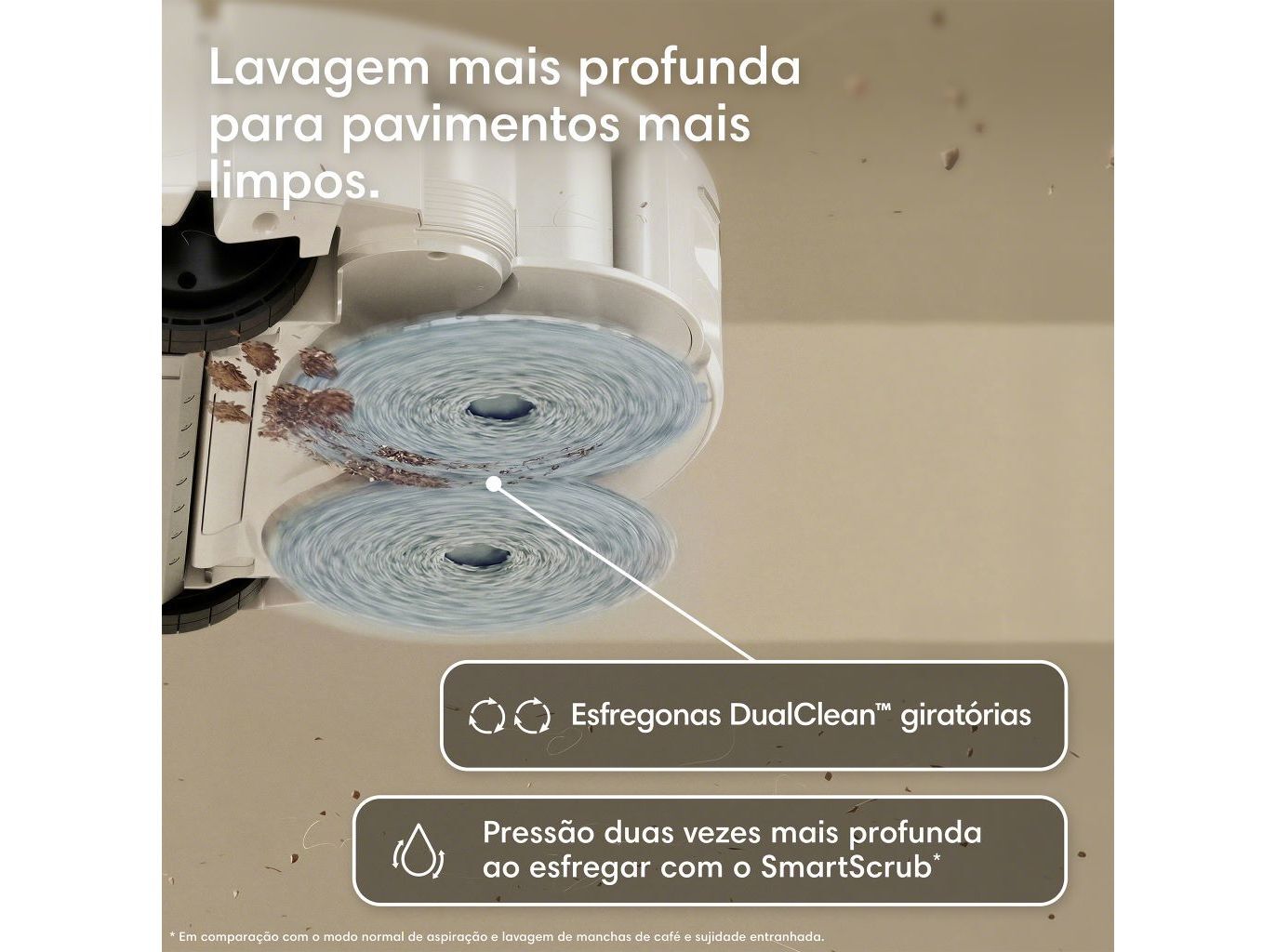 ASPIRADOR ROBOT IROBOT ROOMBA PLUS 415 COMBO+ AUTOWASH BRANCO image number 4
