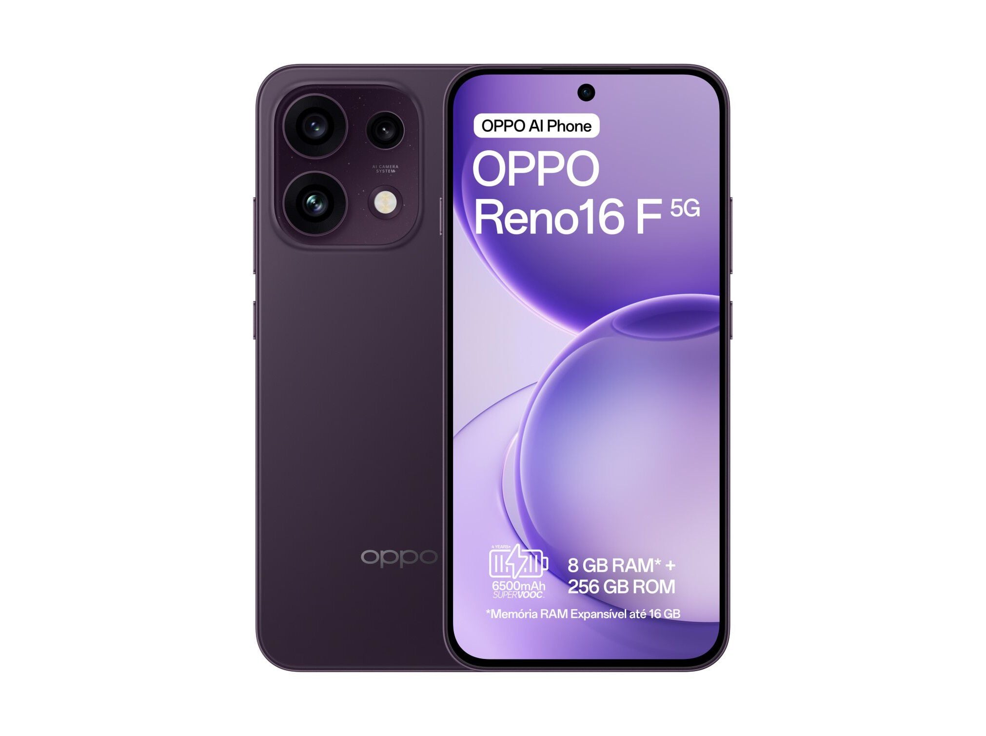 SMARTPHONE OPPO RENO16 F 5G PRETO 8/256GB