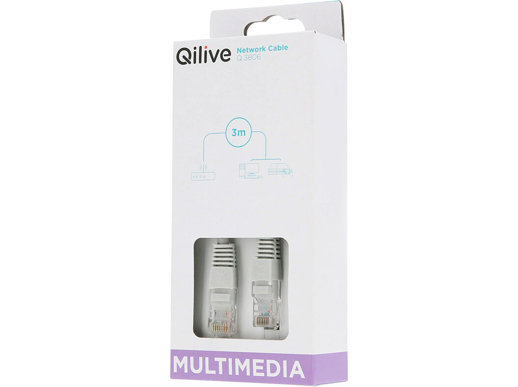 CABO RJ45 QILIVE G4218002 CAT-5E 3M