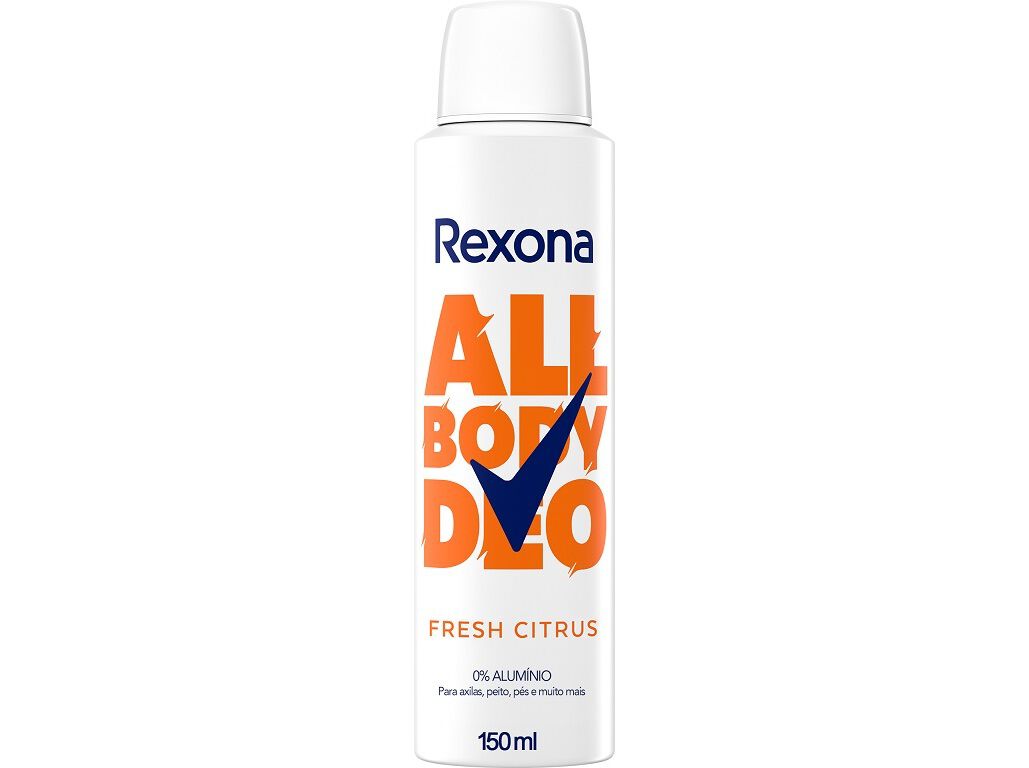 DESODORIZANTE SPRAY REXONA PARA TODO O CORPO FRESH 150ML image number 0