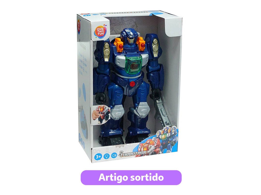 ROBOT TRANSFORMER ONE TWO FUN TURBOTRON MODELOS SORTIDOS image number 2