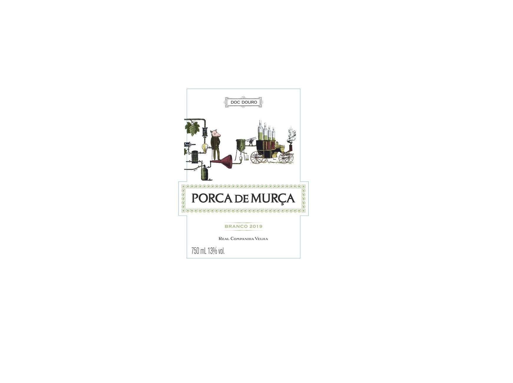VINHO BRANCO PORCA DE MUR&Ccedil;A DOURO 0.75L image number 1