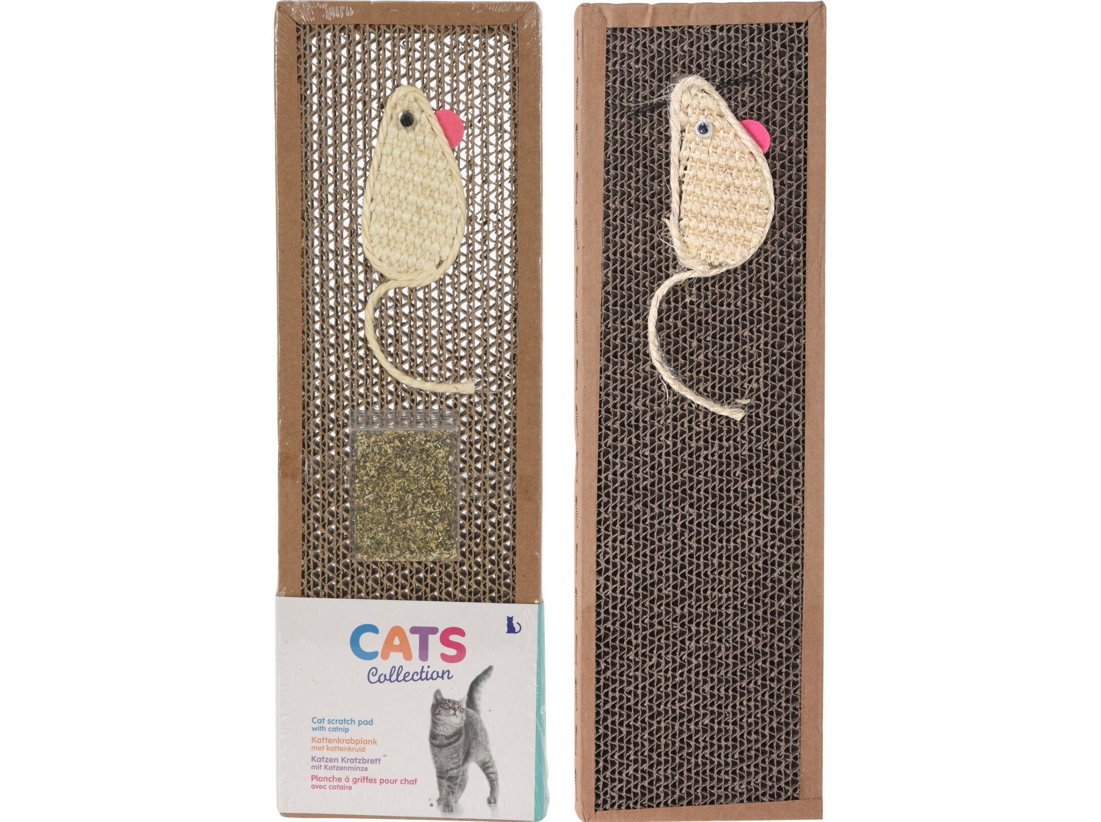 ARRANHADOR CATS COLLECTION CART&Atilde;O 38X12.5X2CM image number 1