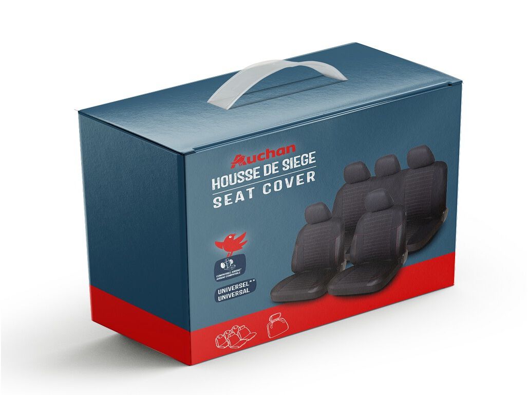 CONJUNTO 5 CAPAS AUCHAN PRETO UNIVERSAL image number 1