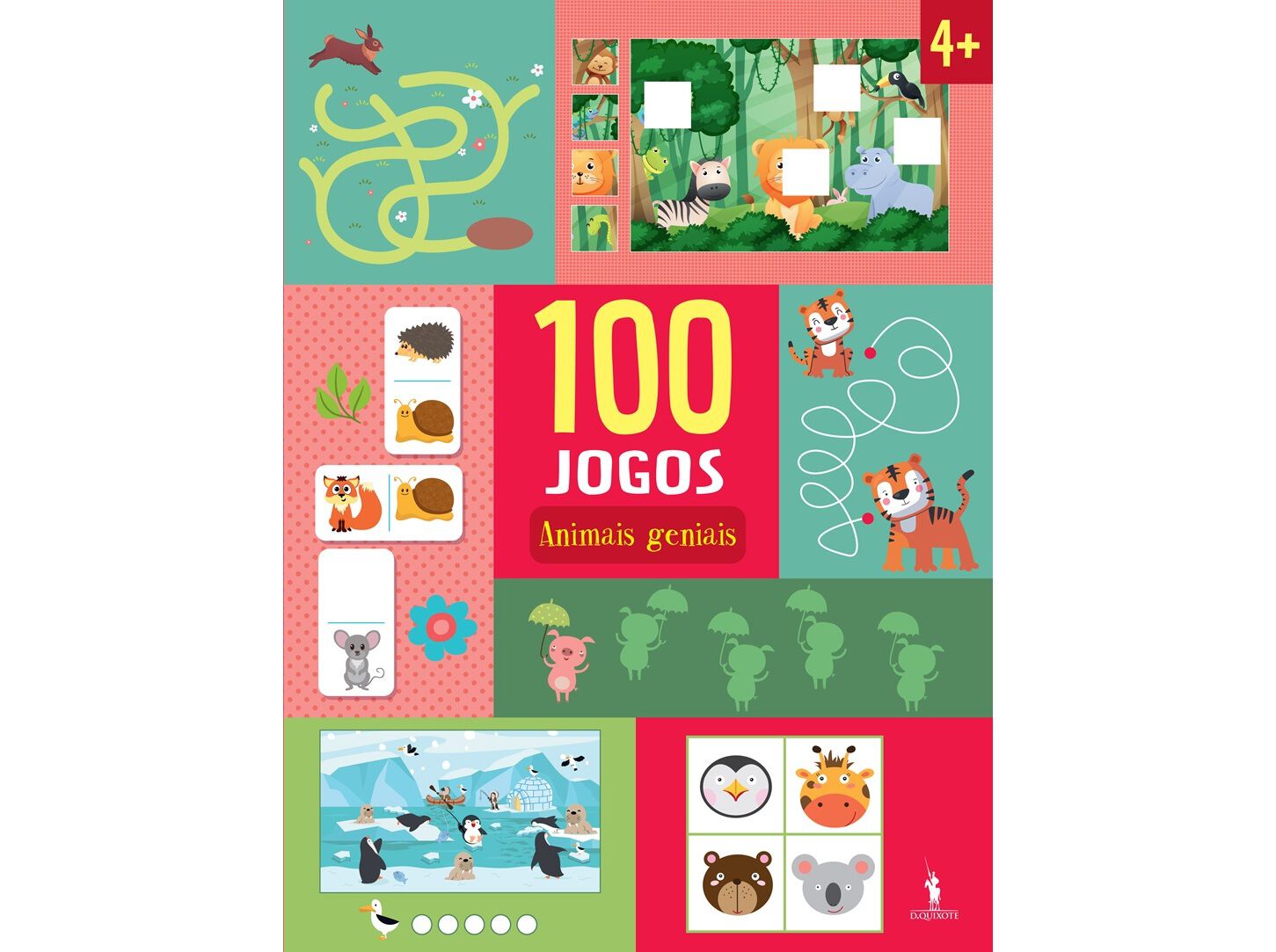 LIVRO 100 JOGOS: ANIMAIS GENIAIS image number 0