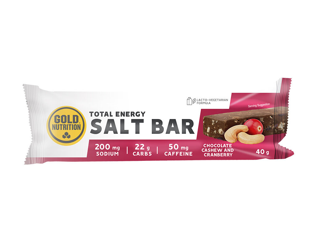 BARRA TOTAL ENER GOLDNUTRITION SALT BAR CHOCO CAJU ARANDO 40G image number 0