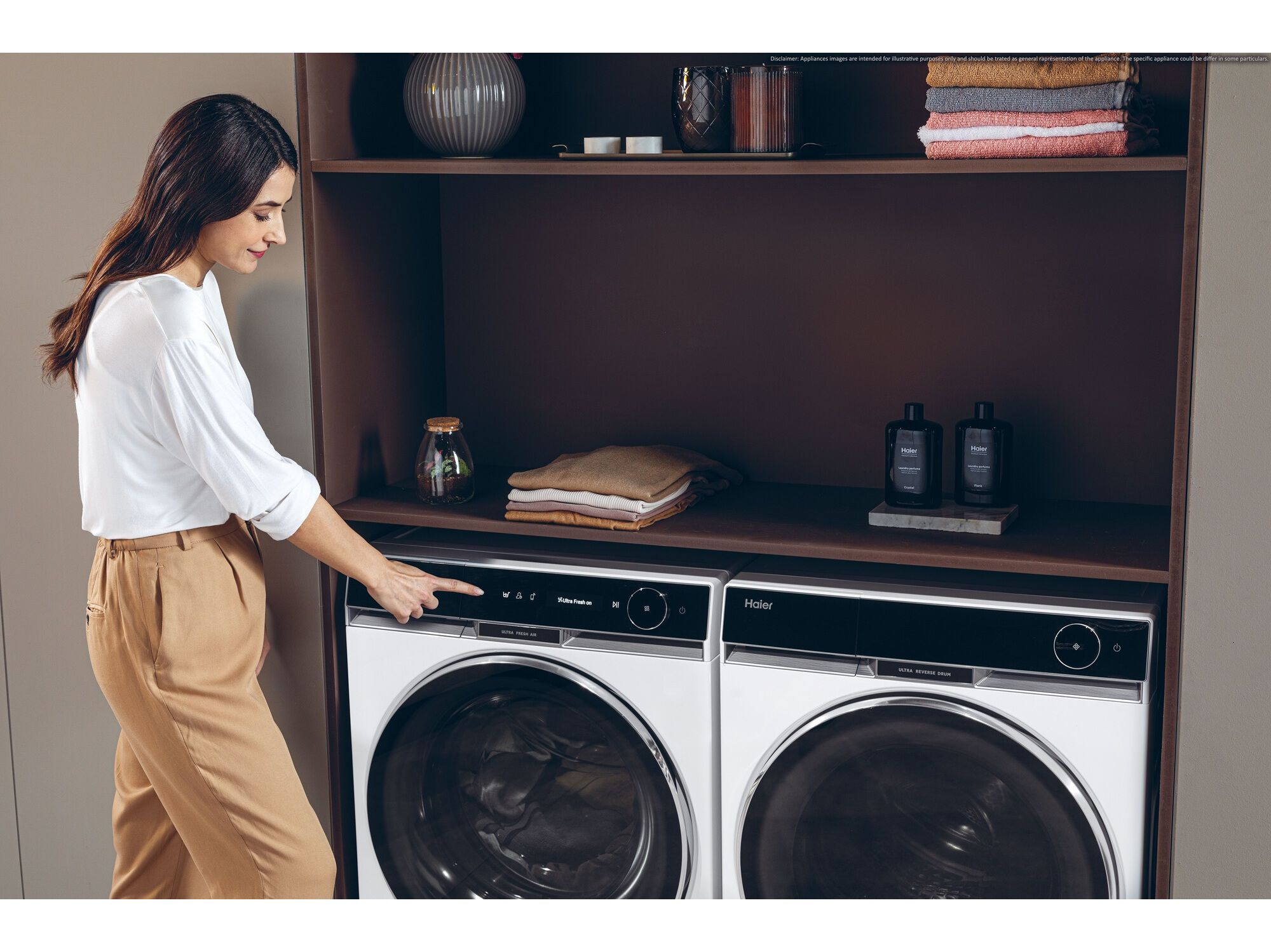 M&Aacute;QUINA DE LAVAR ROUPA HAIER HW100-BD14397U1S - BRANCO A 10KG image number 17