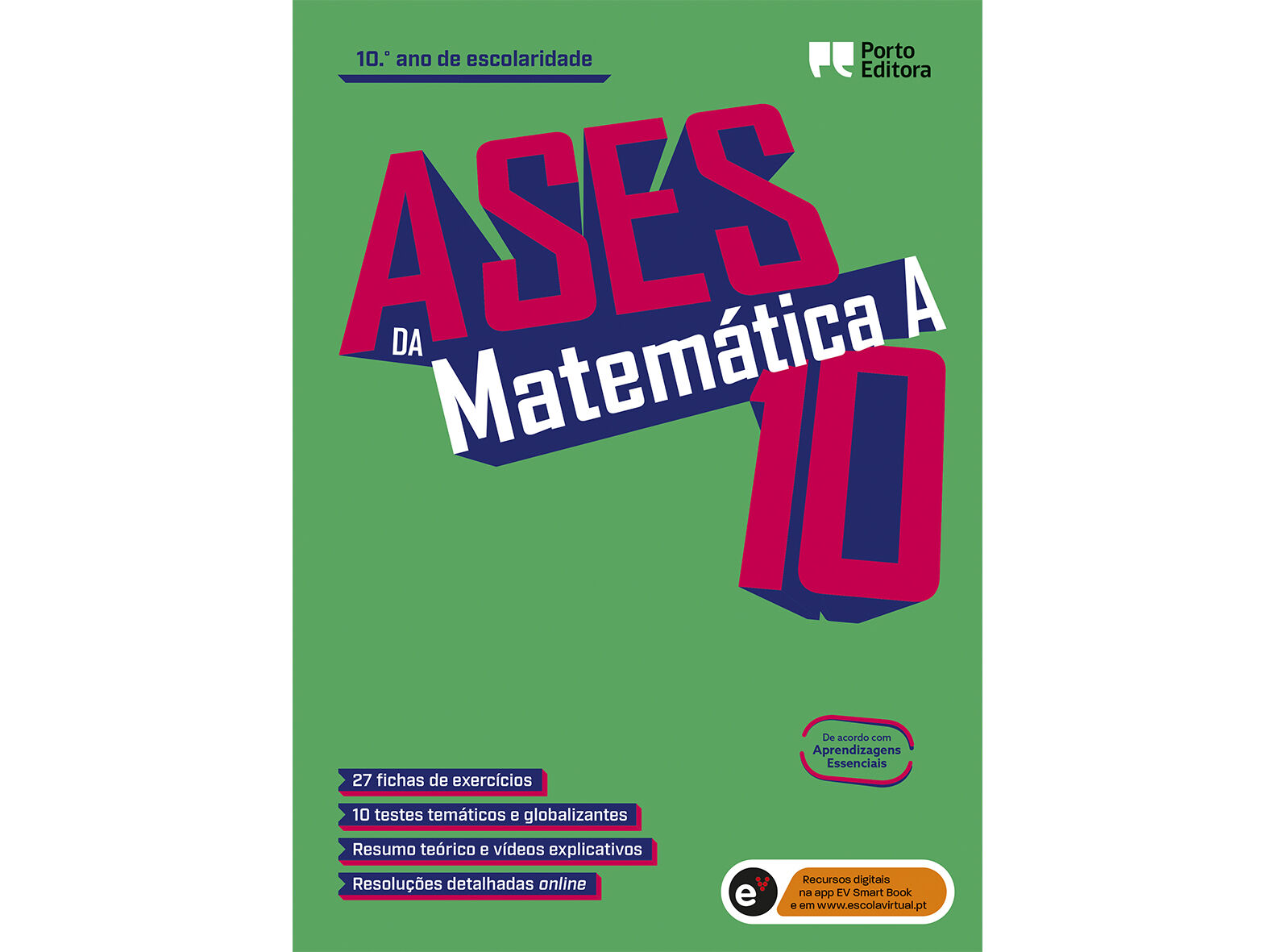 LIVRO ASES DA MATEM&Aacute;TICA - MATEM&Aacute;TICA A - 10.&ordm; ANO image number 1