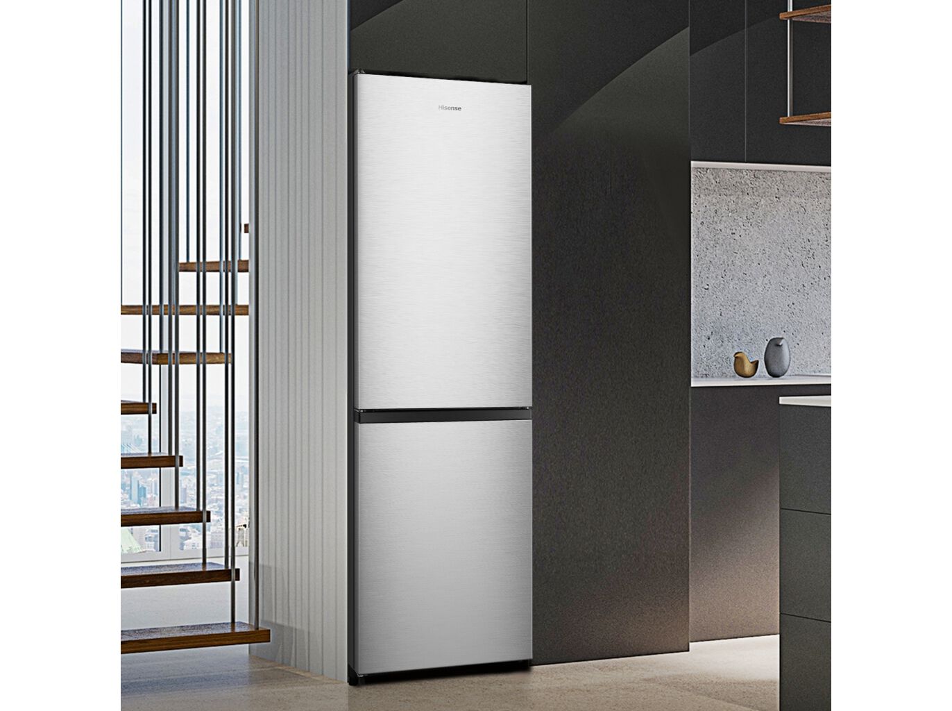 COMBINADO HISENSE RB3N300NECA A LOOK INOX 304L TOTAL NO FROST image number 4