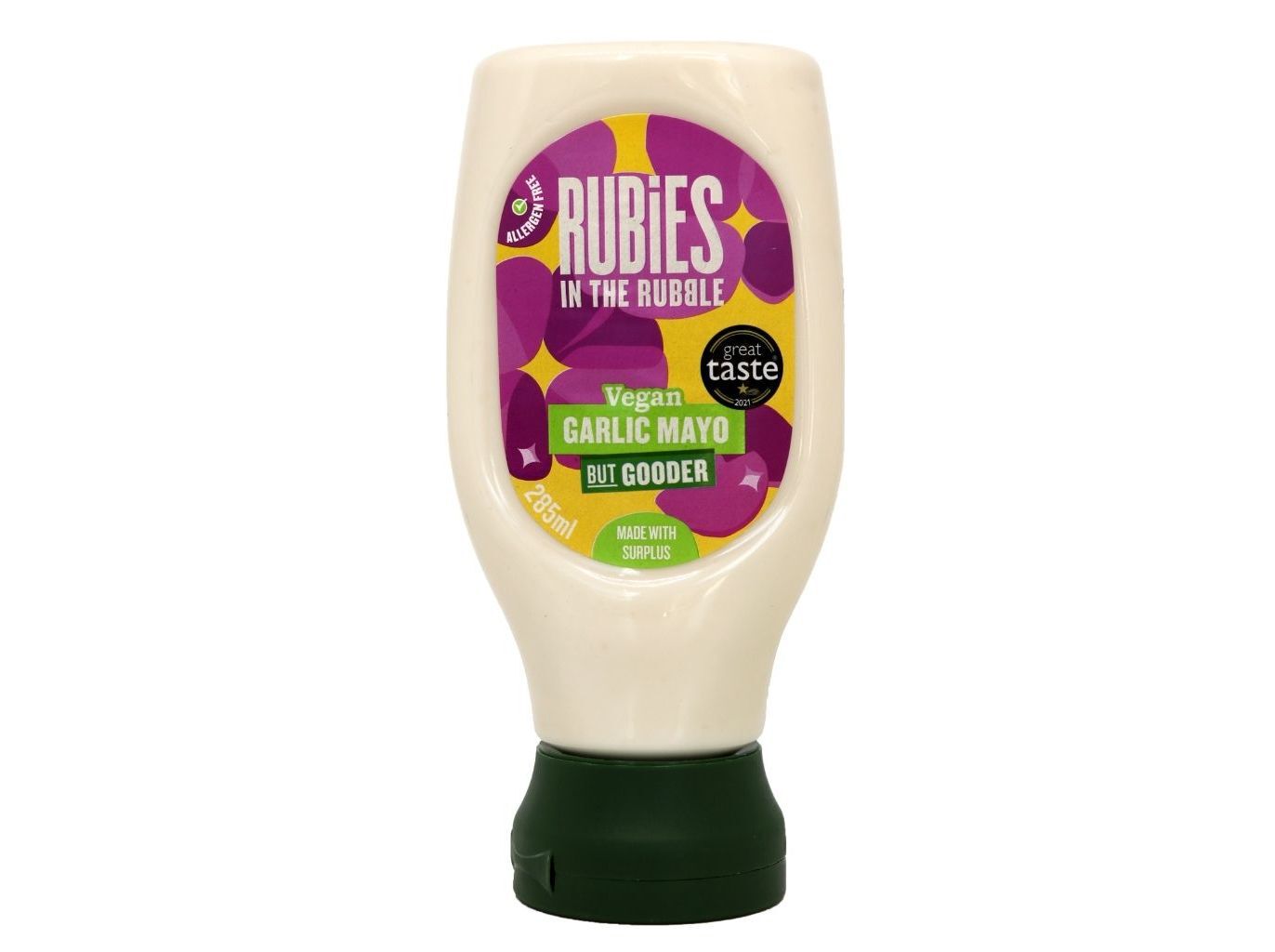 MOLHOS RUBIES IN THE RUBBLE MAIONESE COM ALHO VEGAN 285 ML