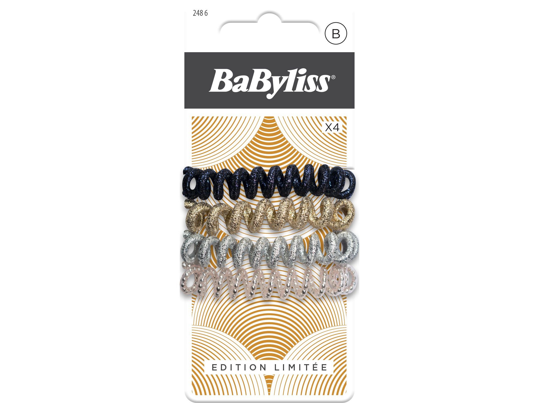 EL&Aacute;STICO CABELO BABYLISS ESPIRAL WAVY 4UN image number 0