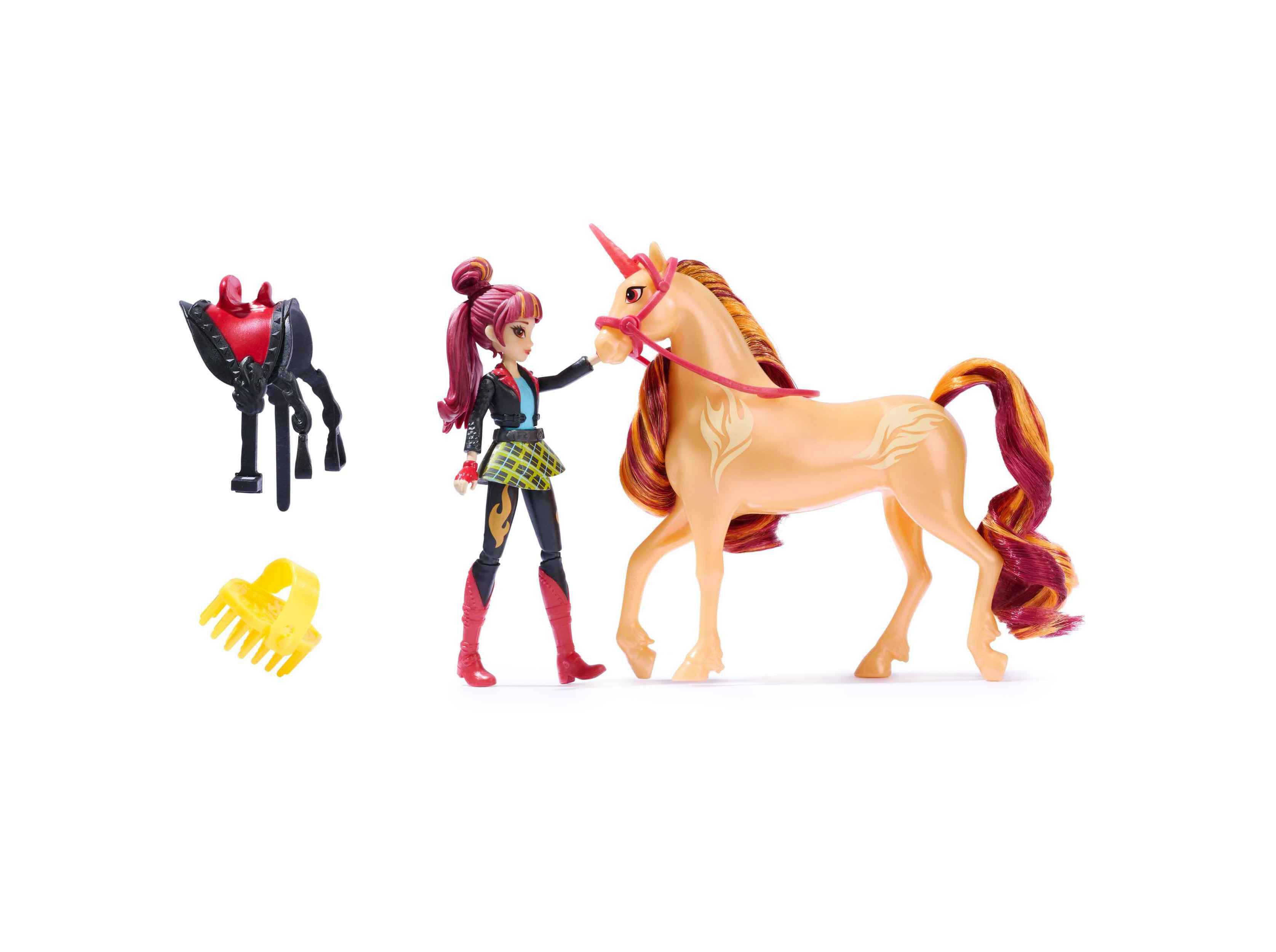 MINI DOLL ACADEMIA UNIC&Oacute;RNIO VALENTINA+CINDER image number 1