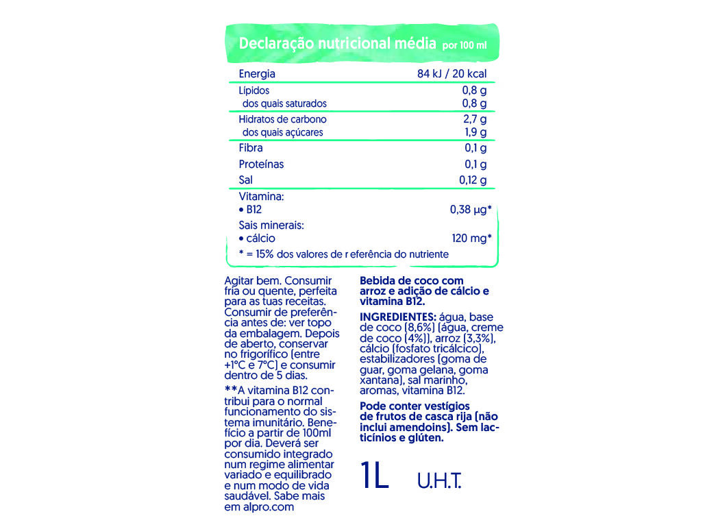 BEBIDA ALPRO DE COCO 1L image number 1