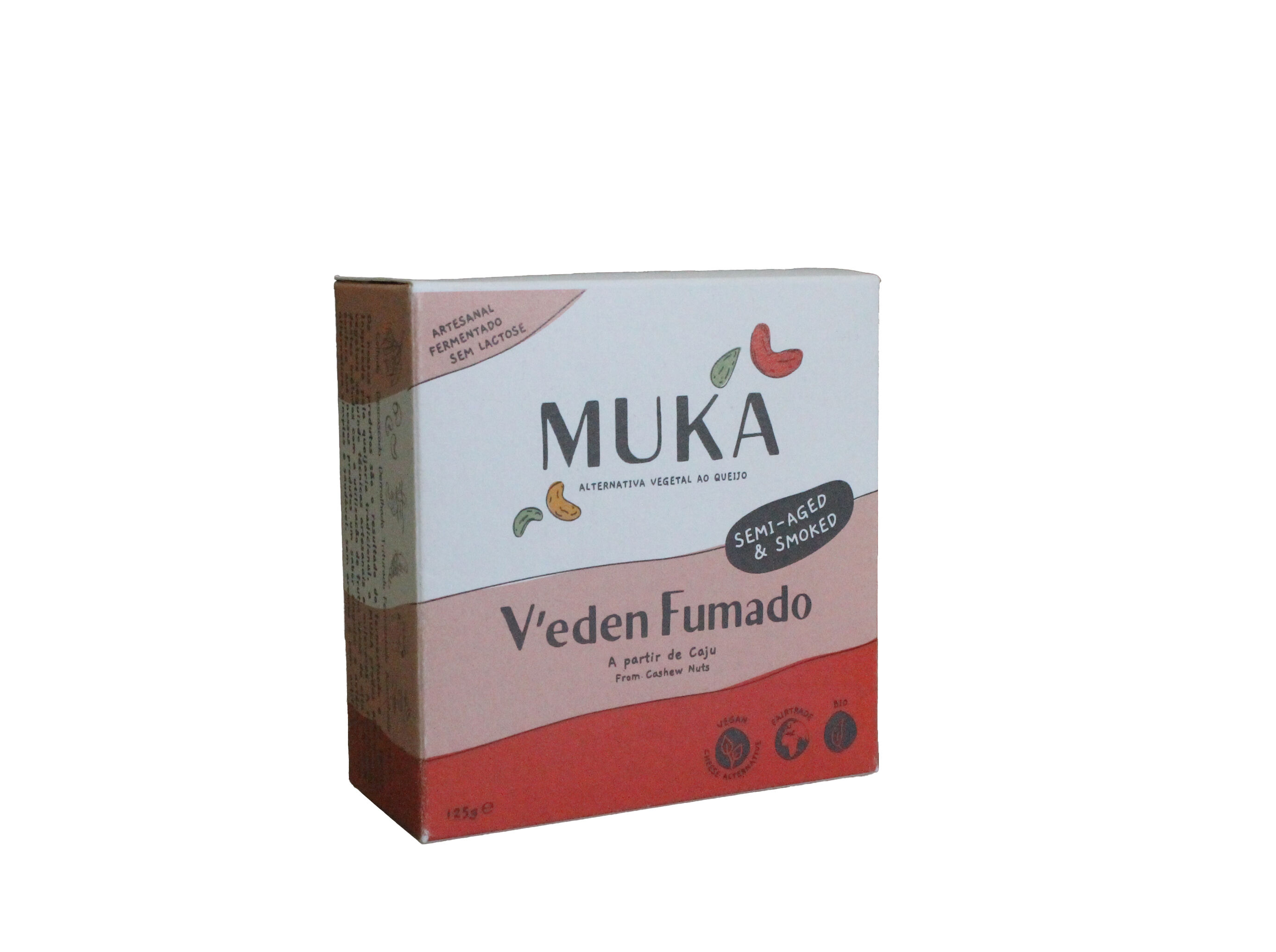 ALTERNATIVA VEGETAL AO QUEIJO MUKA VEDEN FUMADO DE CAJU 125G