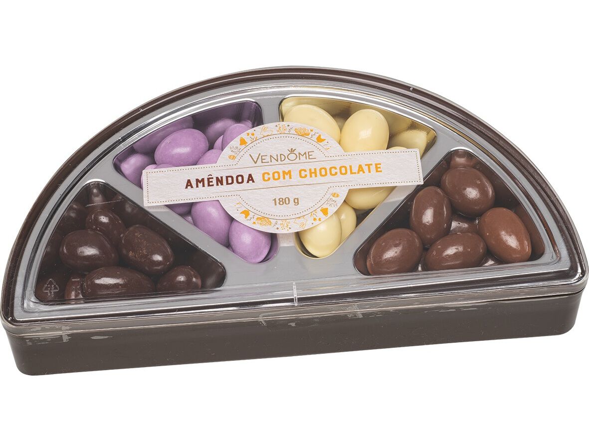 CAIXA AM&Ecirc;NDOAS VENDOME COM CHOCOLATE SORTIDAS 180G