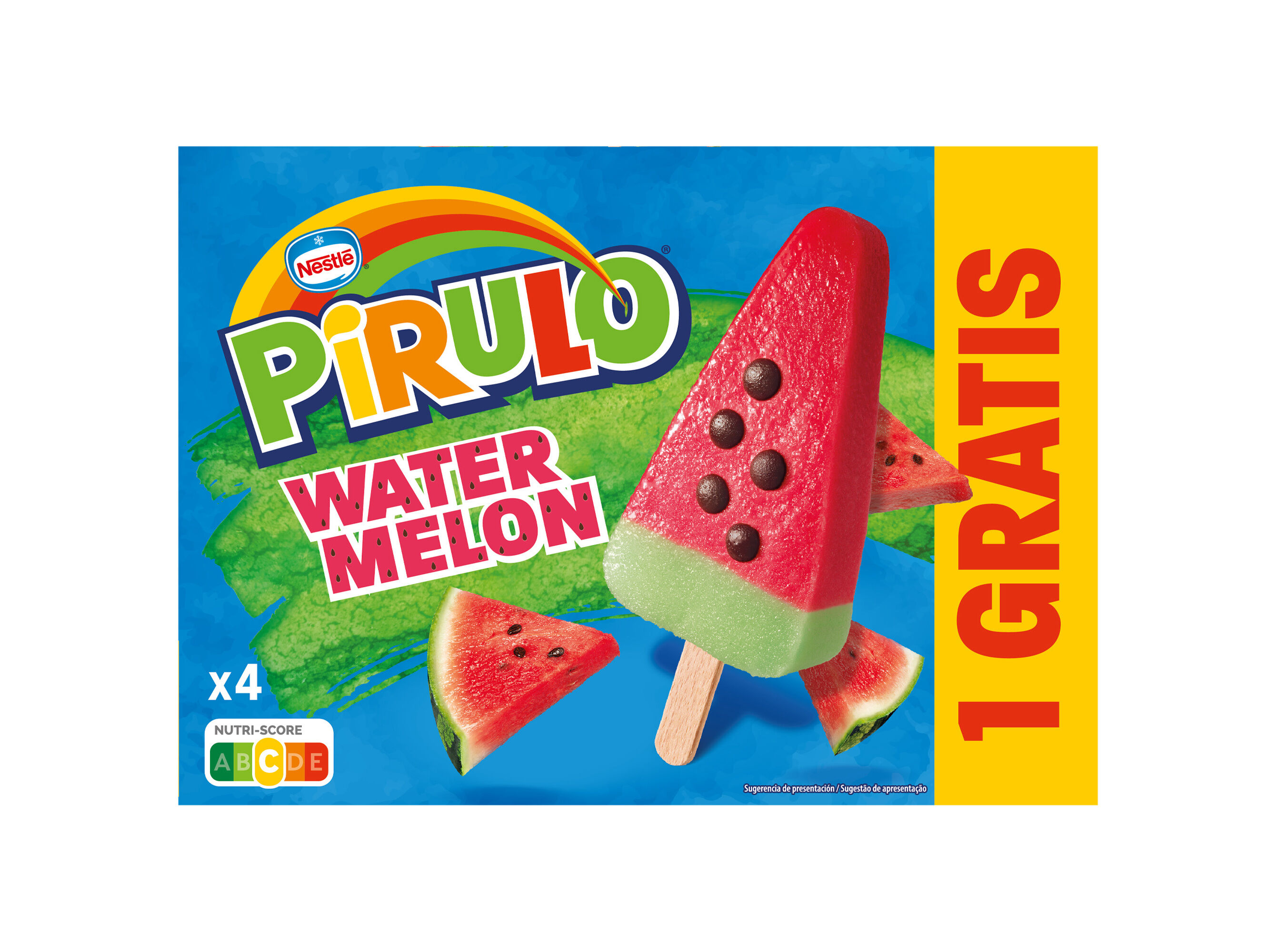 GELADO PIRULO WATERMELON 1 GR&Aacute;TIS 4X73ML