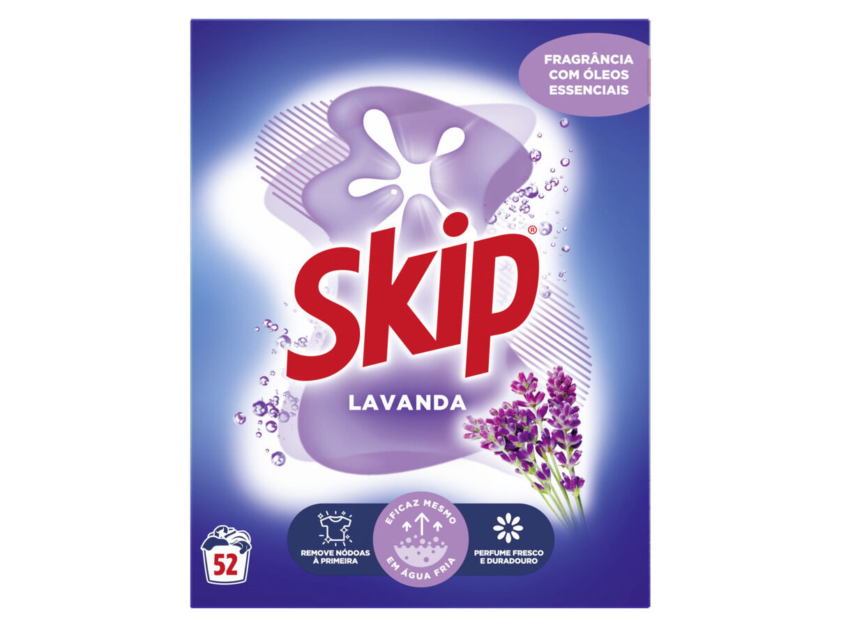 DETERGENTE ROUPA M&Aacute;QUINA P&Oacute; SKIP LAVANDA 52D