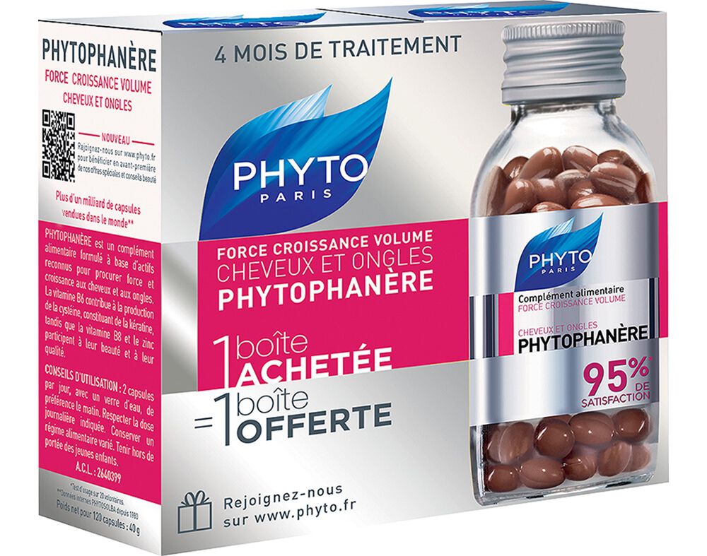 SUPLEMENTO PHYTO PHYTOPHANERE 2X120 CAPSULAS LEVE 2 PAGUE 1 image number 0