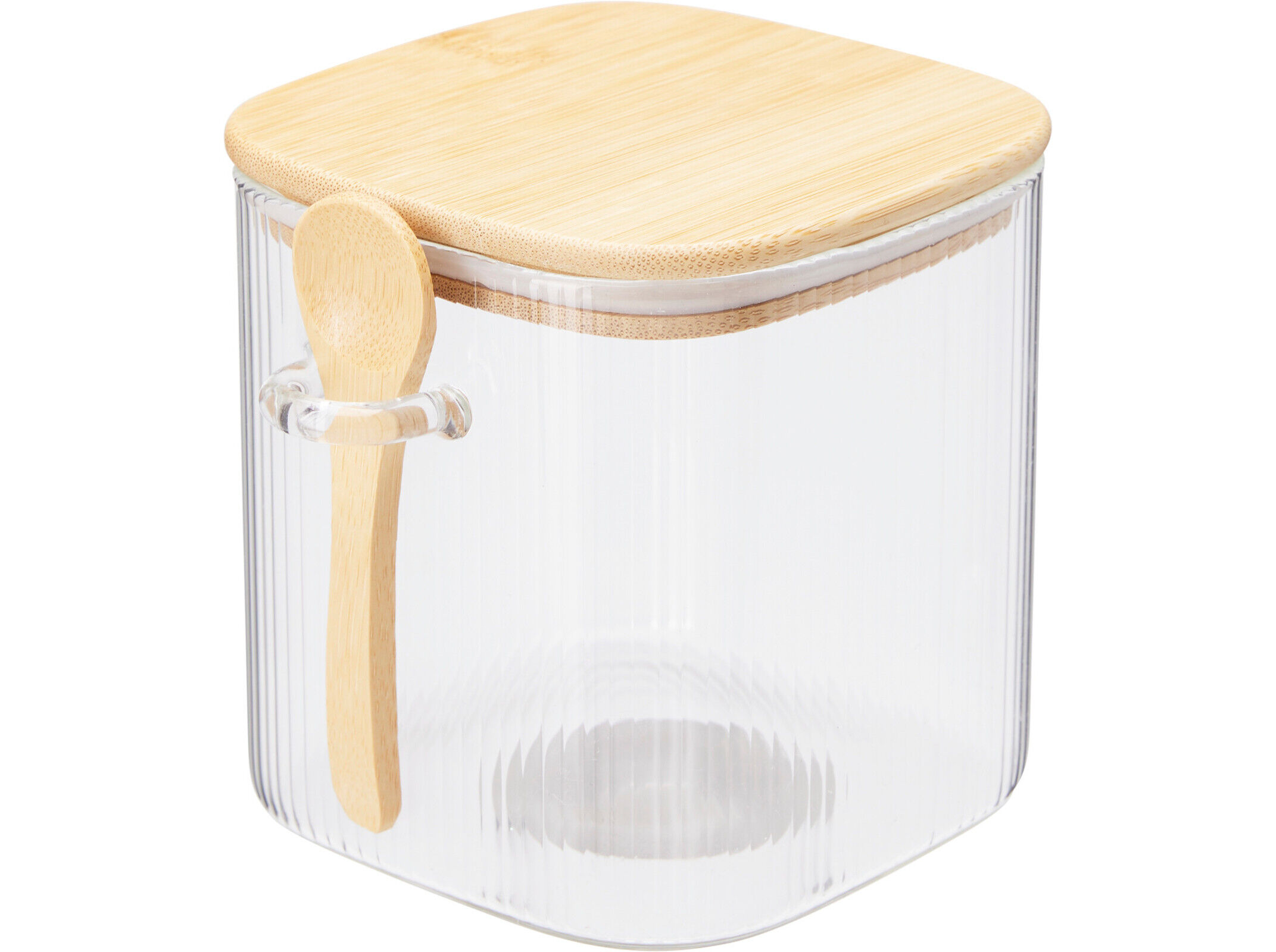 FRASCO DE VIDRO COM COLHER 750 ML image number 1