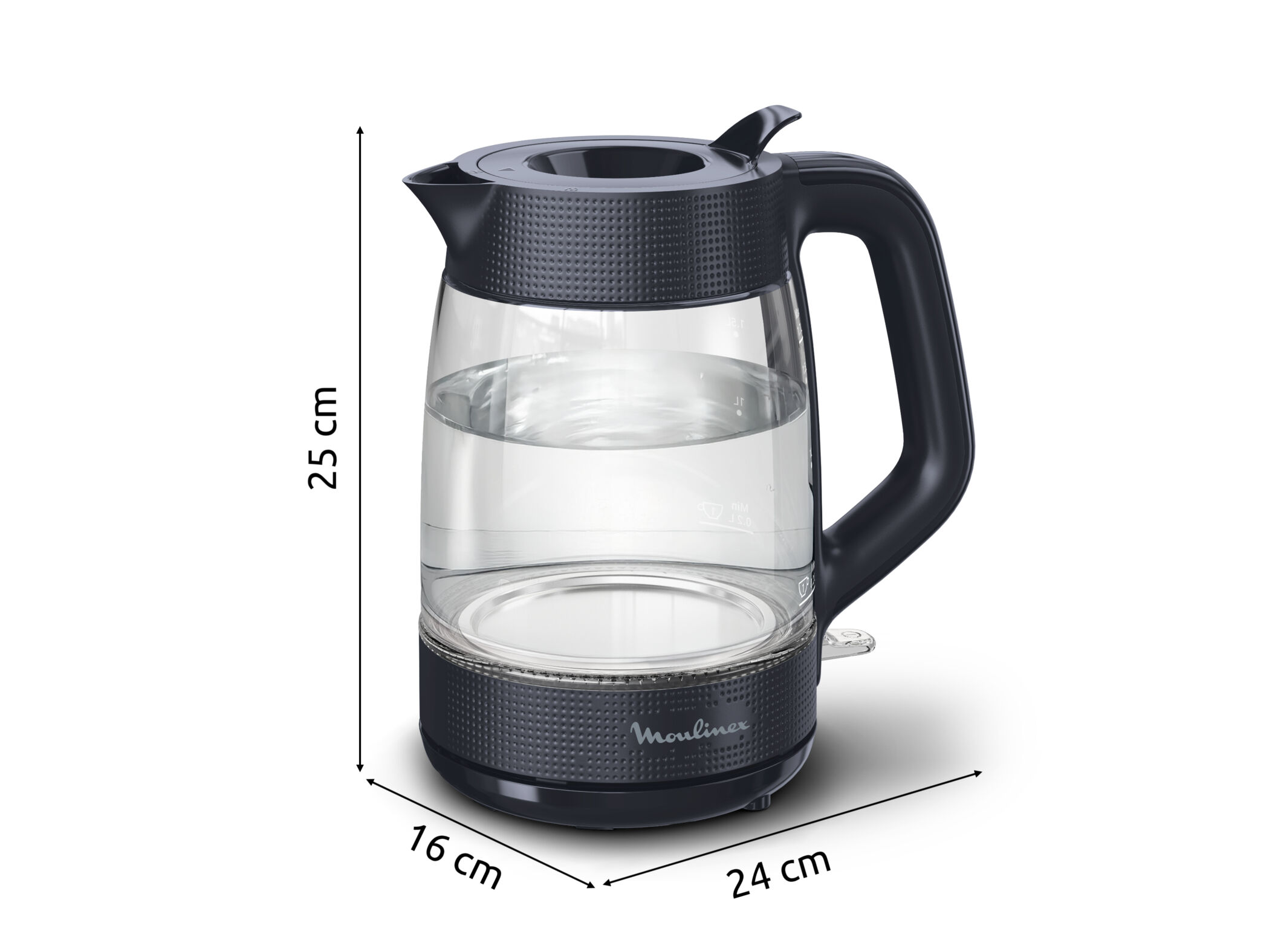 JARRO EL&Eacute;TRICO MOULINEX BY2G08E0 MORNING GLASS BLACK KNIGHT image number 6
