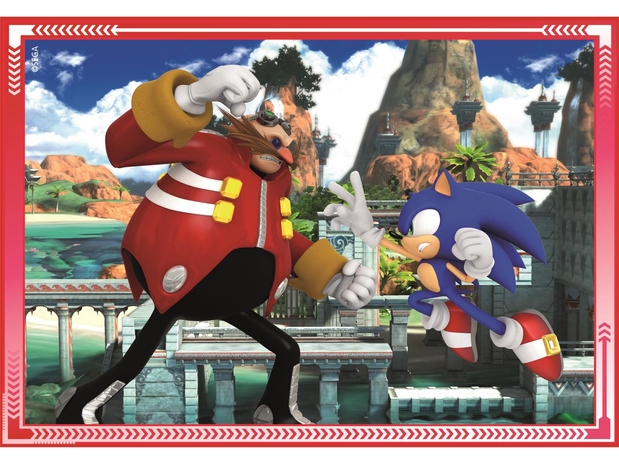 PUZZLE 4 EM 1 CLEMENTONI SONIC image number 4