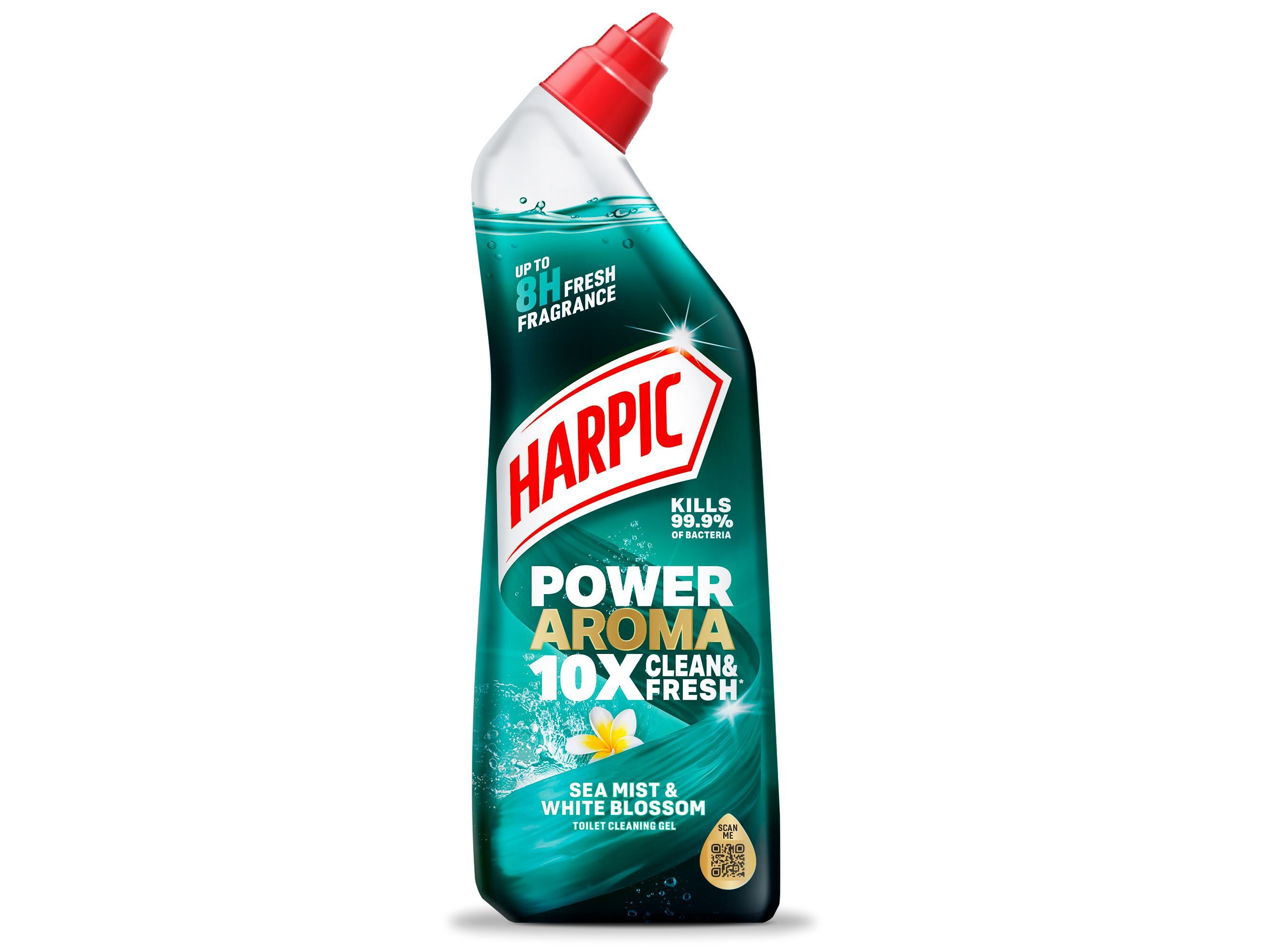 GEL SANIT&Aacute;RIO HARPIC N&Eacute;VOA MAR E FLORES BRANCAS 750ML image number 1