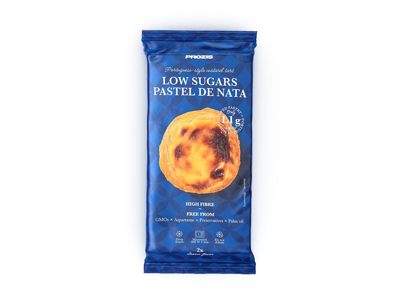 SOBREMESAS PROZIS 2 X LOW SUG PASTEL NATA 60G